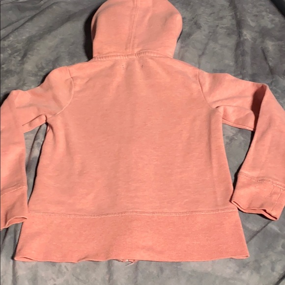💚 3 for $15 💚 - Gap Distressed Zip Up Hoodie Pink size Small - Picture 7 of 16